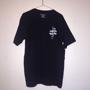 Lazy Cool Graphic Black Tee